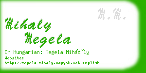 mihaly megela business card